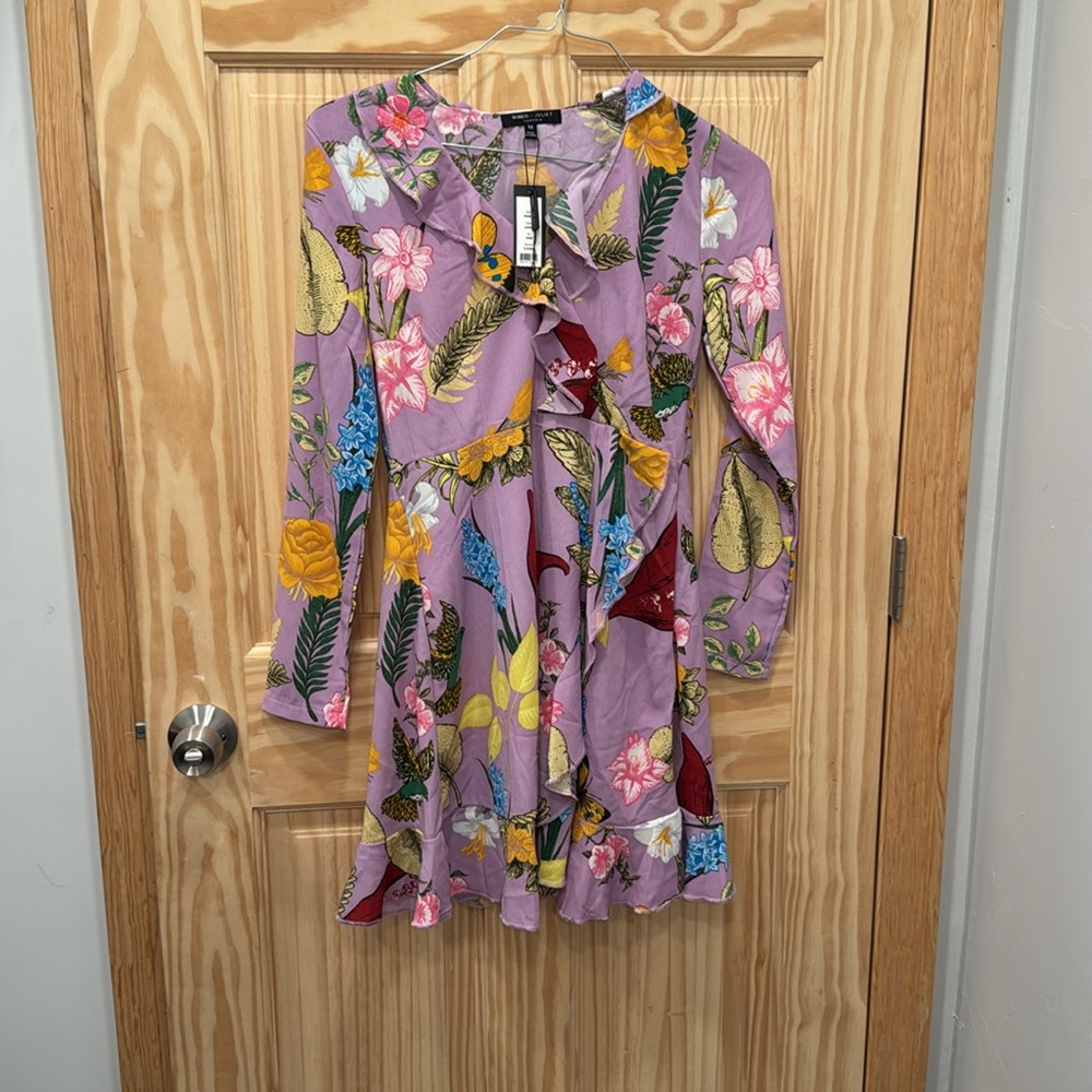 Floral  Dress in Purple by [Brand]